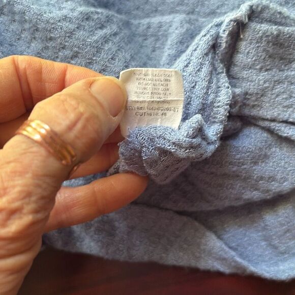 Womens Blue Top, size Medium, Oversized, Casual, Long Sleeve - Picture 6 of 6